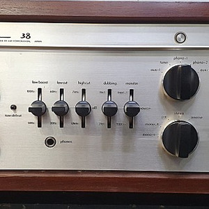 (명기)LUXMAN (럭스만) LX38 진공관인티앰프/오리지날우드케이스/진공관 오리지날