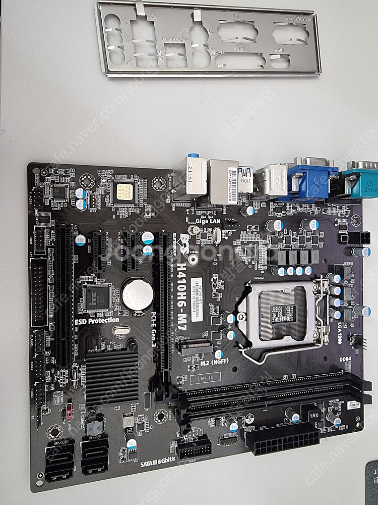 Ecs h410h6-m7 메인보드 팝니다 (h410m)--0