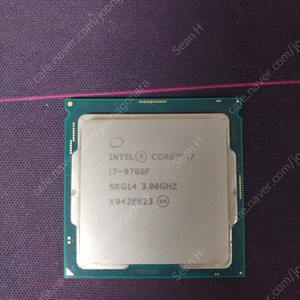 인텔 9세대 i7-9700F 판매합니다.