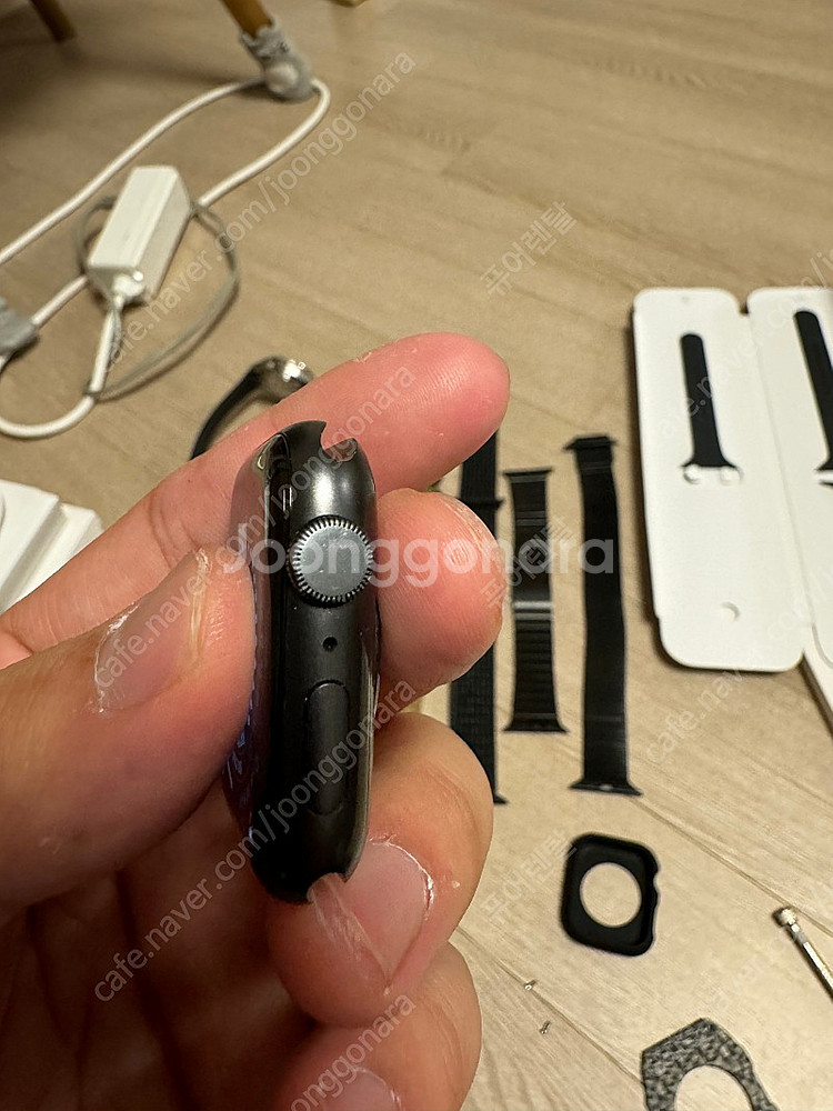 애플워치 se 44mm 카본케이스 및 기타 케이스 다수--6