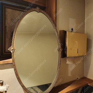 영국 엔틱 브론즈 거울 고급 진짜 엔틱입니다.