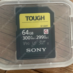 소니 터프 64g Sony tough v90 64G SD카드 팝니다!