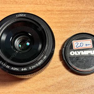 Lumix G 20mm 1.7