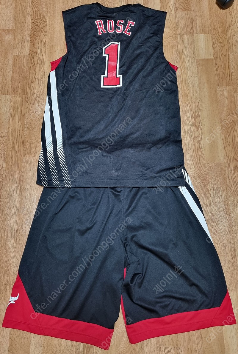 NBA 아디다스 시카고불스 데릭로즈 연습 유니폼 져지 XL 105 판매
