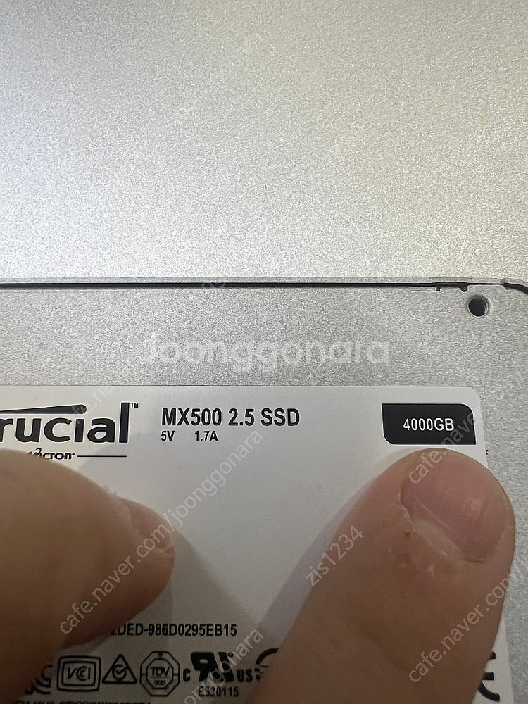 Mx500 2tb, 4tb ssd 판매합니다.--0