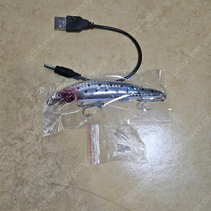 USB 충전식 진동 LED루어 미노우