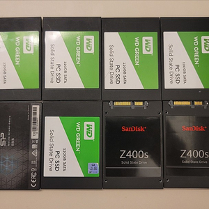 SSD120G 8개 개당 7천