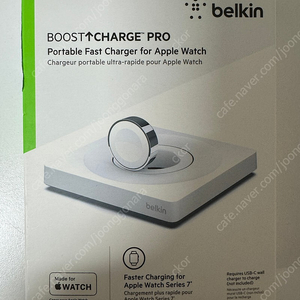 [미개봉] 벨킨 부스트업 프로 애플워치 휴대용 고속 충전기 WIZ015bt