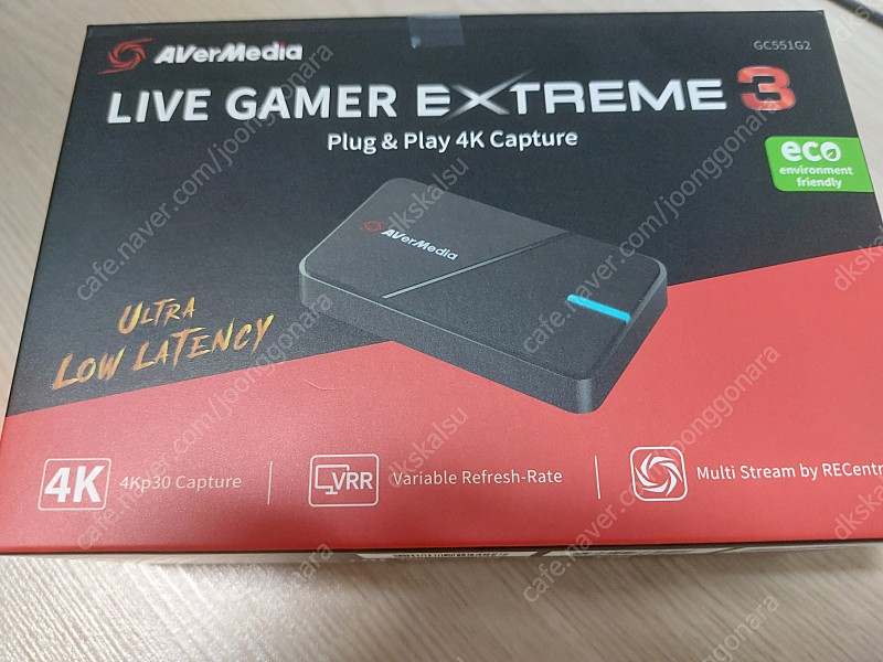 Avermedia 캡쳐보드 GC551G2 Live Gamer Extreme 3 팝니다 (에버미디어)