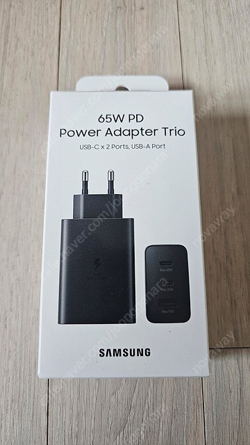 삼성 트리오 65W PD 충전기 팝니다. (EP-T6530)