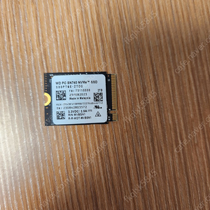 ssd 2t sn740 2230 판매합니다.