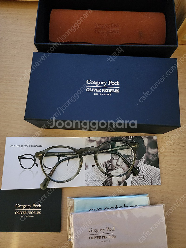 올리버피플스 그레고리펙 (연카키반투명)50사이즈 판매--0