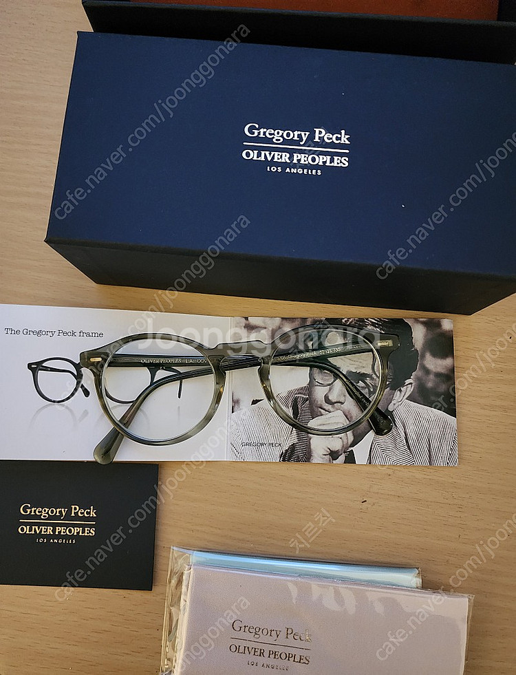 올리버피플스 그레고리펙 (연카키반투명)50사이즈 판매--8