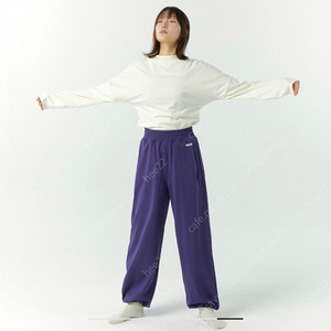 무브웜 soft sweatpants Eggplant 스몰