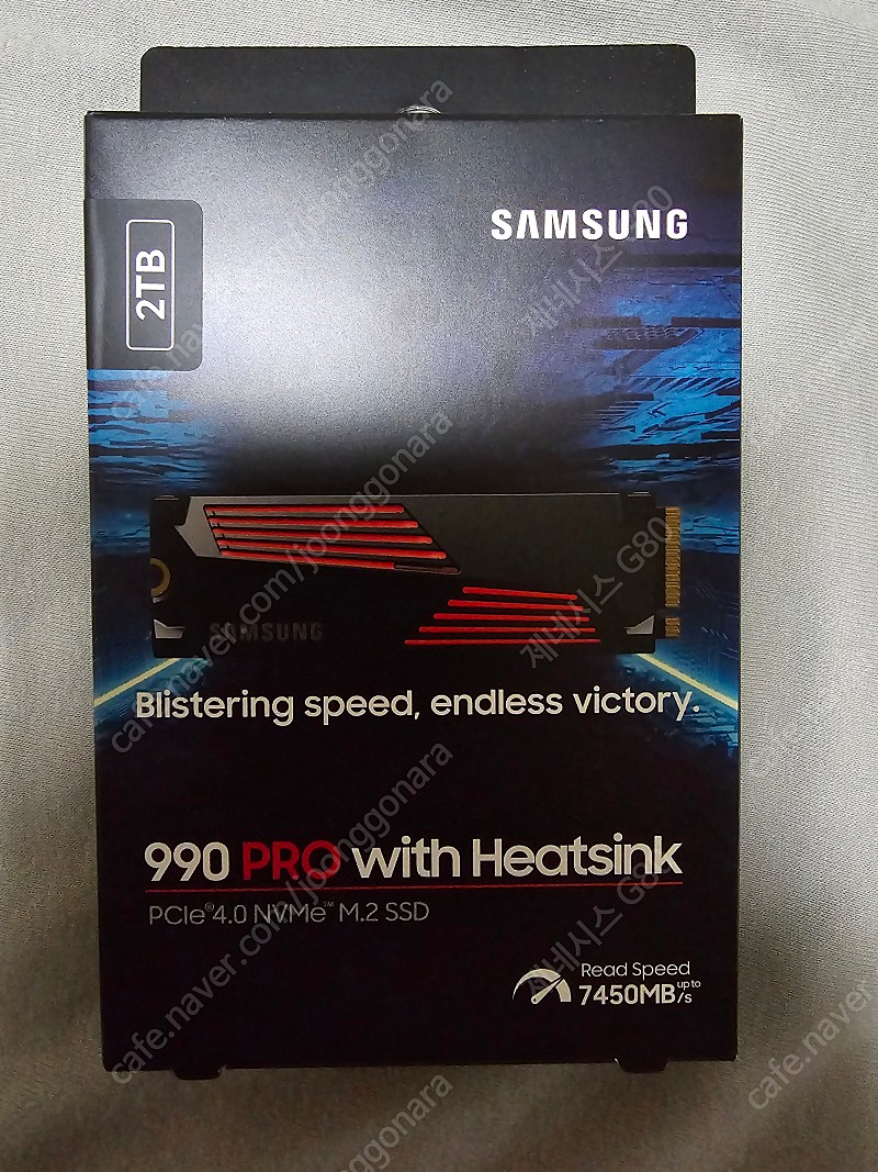 미개봉 삼성 NVMe M.2 SSD 990 PRO heatsink 2T