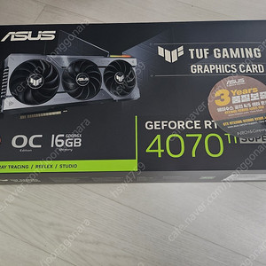 [창원/마산] 아수스 TUF 4070ti super 판매합니다.