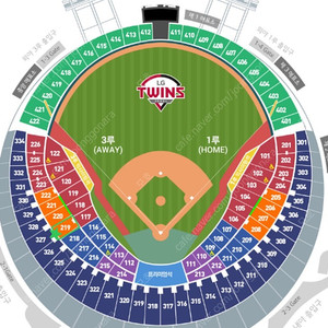 LG 한화 3월24일 3루 오렌지석 219 4연석 양도합니다.