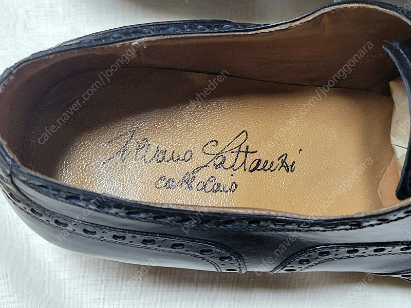 오버하이엔드 실바노 라탄지(Silvano Lattanzi)빈살만 만수르 오바마슈즈벨루티존롭안녕! 남성정장구두270블--6