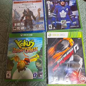 (가격재인하)ps4 어썌신크리드발할라(새제품),xbox series x nhl22(새제품).xbox360 니드포스피드 핫퍼슈트 싸게 팝니다.