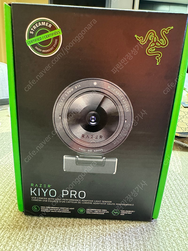 레이저 키요 프로 웹캠(razer kiyo pro)