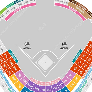 [정가양도] 3.24 (일) SSG vs 롯데 3루 내야일반석 1자리 단석 정가양도합니다