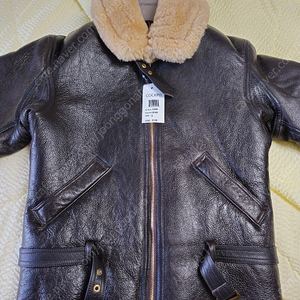 (새상품)톰하디 무스탕 코핏USA R.A.F Sheepskin Bomber Jacket Z2109