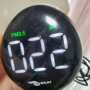 에코마음 PM2.5 휴대용 초미세먼지 측정기 A10
