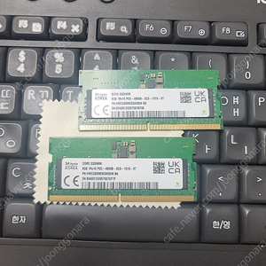 노트북용 DDR5 램16GB (8GB*2개)하이닉스