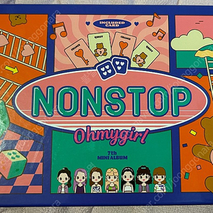 [앨범] 오마이걸 NONSTOP (살짝 설렜어) 앨범 판매합니다. (지호 등신대, 효정 포토카드)