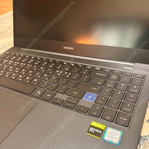 삼성노트북 I7 게임&컷편집용 노트북 NT560XDZ-G78A+로지텍 키보드 MX키즈미니