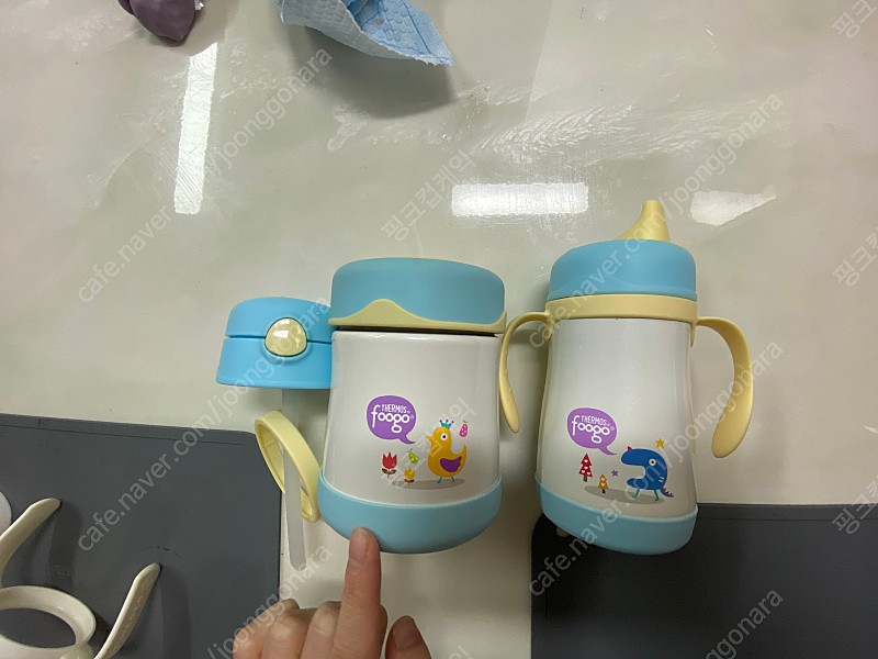 써모스 푸고 빨대 보온컵 + 보온병 thermos foogo