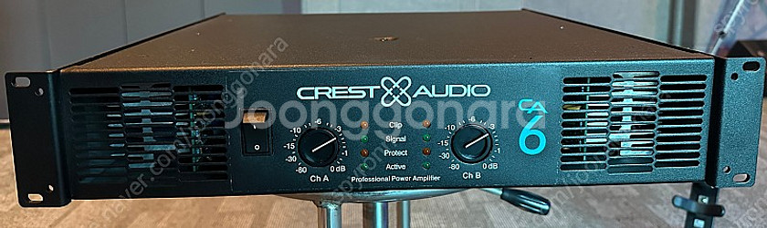 Crest Audio CA6 파워앰프 600W 팝니다--1