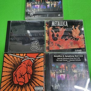 메탈리카(Metallica) 음반 CD 9장, 자미로 콰이 CD 9장