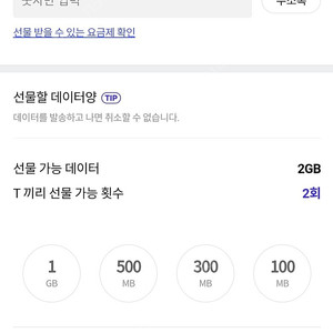 skt 데이터 2기가 3000 (1기가당 1500)