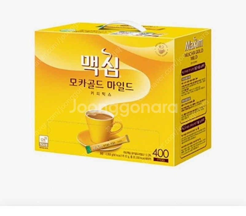 맥심 모카골드 화이트골드 400개입 팝니다--0
