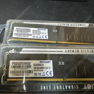 패트리어트 DDR5 5600 32G X2 (하이닉스언락a)