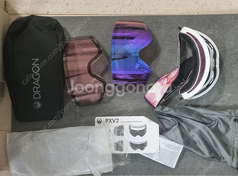스노우보드 고글 PXV2 판매합니다.--0