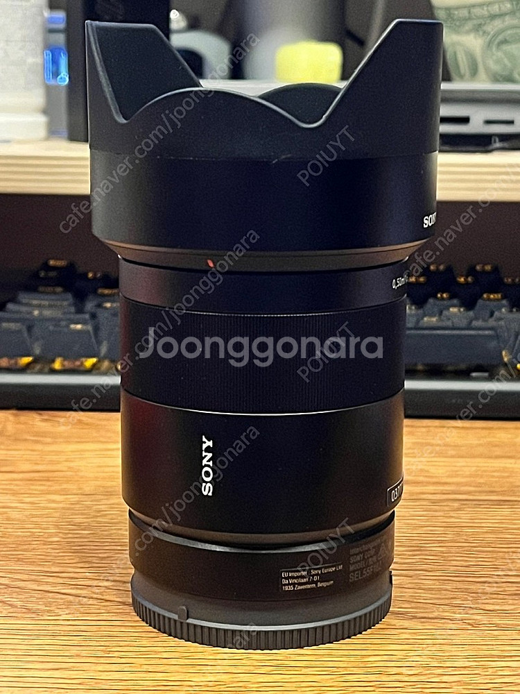 SEL55F18Z B+W 필터포함 풀박스 소니 55mm f1.8 짜이즈--5