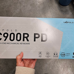 레오폴드 FC900R PD 그레이 블루 한글 저소음적축 미개봉 판매합니다.
