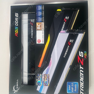 G.SKILL DDR5-6000 CL36 TRIDENT Z5 RGB 화이트 패키지 (32GB(16Gx2)) 미개봉