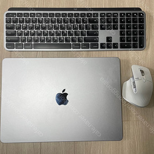 맥북에어 15인치(512GB, 스페이스그레이) + 로지텍 키보드와 손목보호 마우스