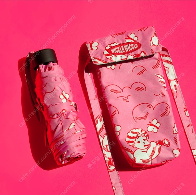 [새상품] 위글위글 암막 양우산(핑크)