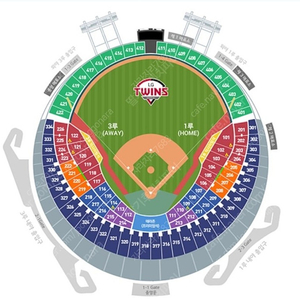 4월 2일 LG vs 삼성 1루 오렌지석 208블럭