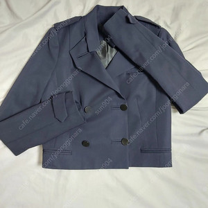 한섬 시스템 트렌치스타일숏자켓 55 크롭자켓재킷