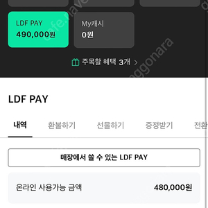 LDF(롯데면세점) 페이 판매(89%)