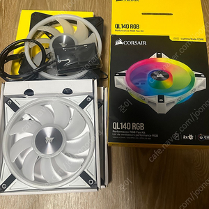 corsair 커세어 ql140 화이트 ql120 팝니다