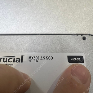 Mx500 2tb, 4tb ssd 판매합니다.