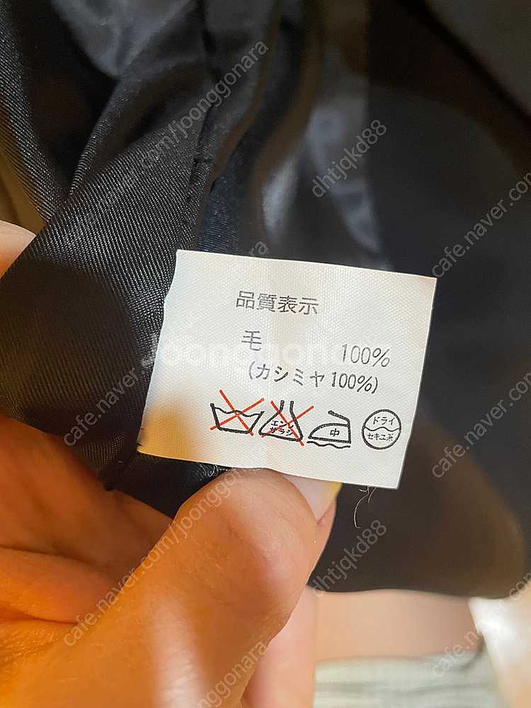급가격쳐)캐시미어100 블랙코트 판매해요 새상품급--2