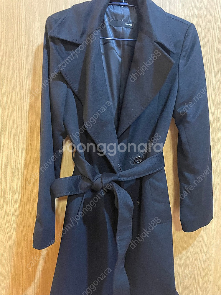 급가격쳐)캐시미어100 블랙코트 판매해요 새상품급--3