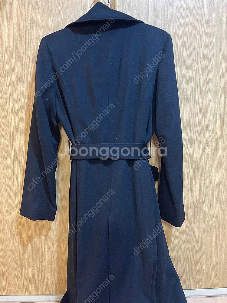 급가격쳐)캐시미어100 블랙코트 판매해요 새상품급--4